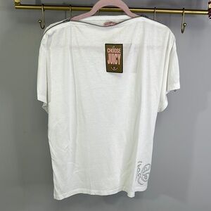 Juicy Couture White Short Sleeve Tee